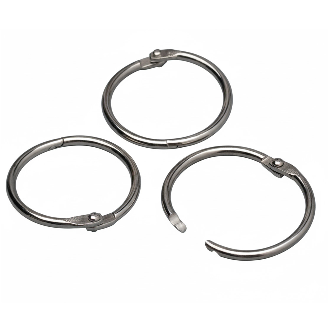 Silver Metal Hanging Ring